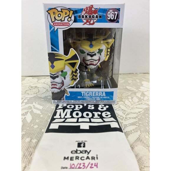 Funko Pop! Bakugan: Tigrerra 967 Vinyl Figure New With Box Defects - Picture 1 of 11